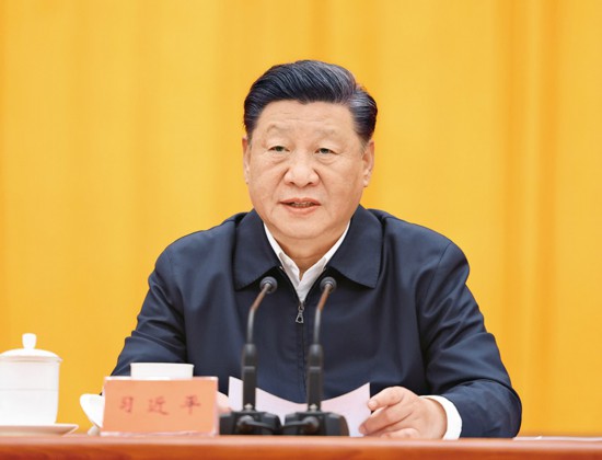 　2021年10月13日至14日，中央人大工作會議在北京召開。中共中央總書記、國家主席、中央軍委主席習近平出席會議并發(fā)表重要講話。 新華社記者 王曄/攝