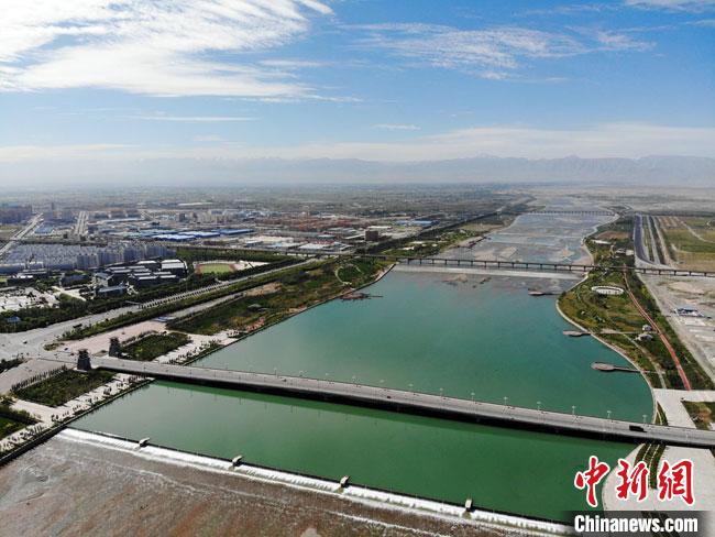 2020年9月3日，甘肅張掖黑河兩岸。(資料圖) 楊艷敏 攝